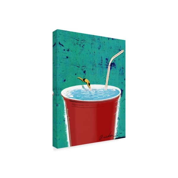 Anthony Freda 'Big Drink' Canvas Art,14x19